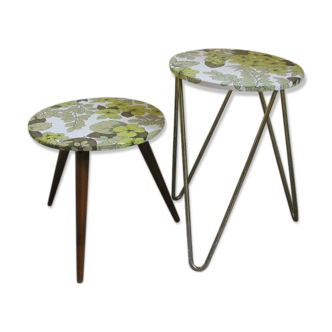 Paire de porte-plantes, années 1970