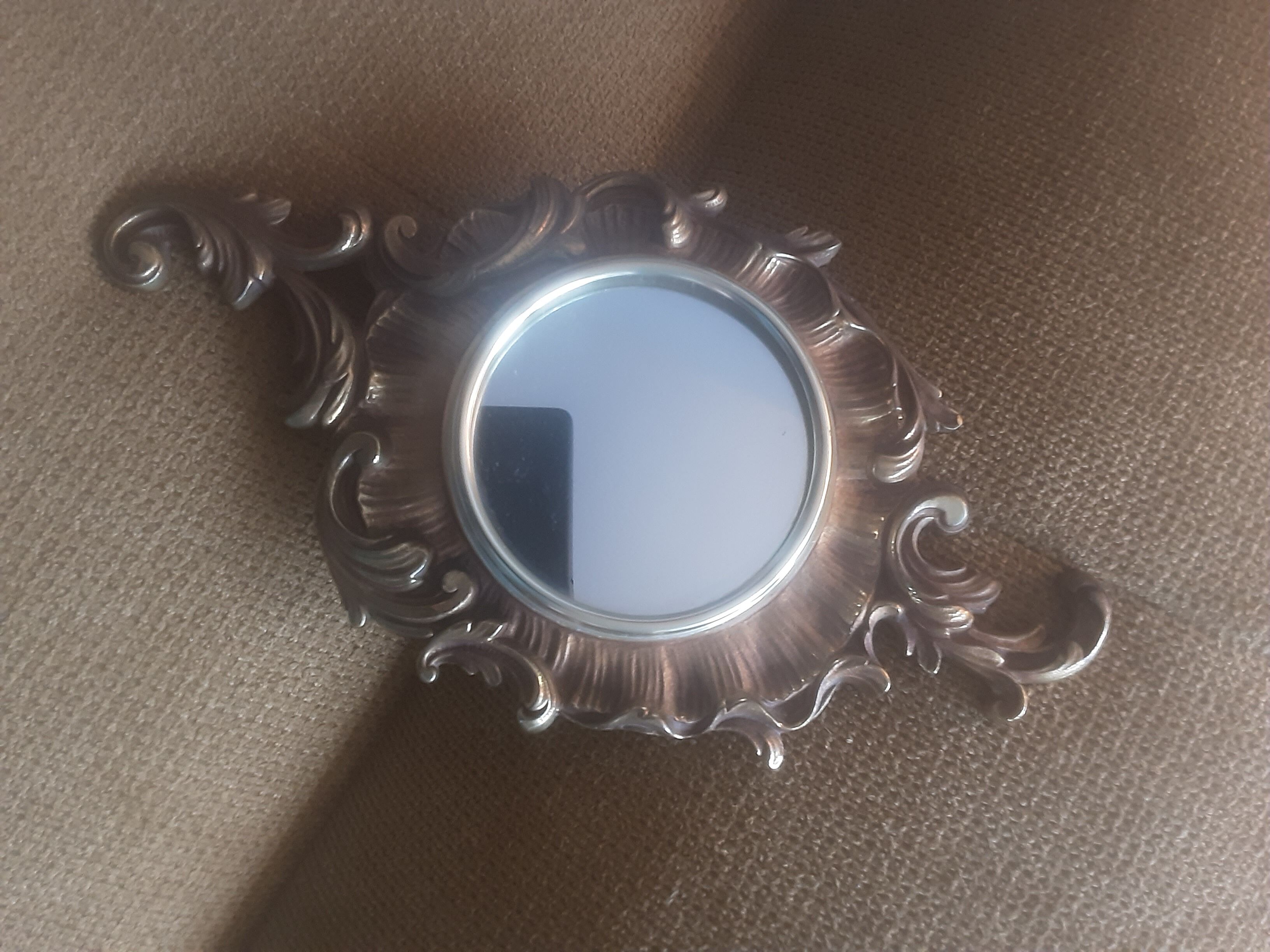 Bronze wall mirror - vintage