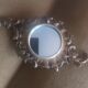 Bronze wall mirror - vintage