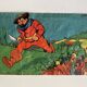 Antique wooden cube puzzle - Illustrations of Perrault's tales - 1920
