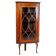 Late 19th Century English Corner Display Cabinet in Brown