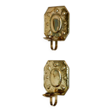 Pair of Mid-Century Brass Swedish Sconces