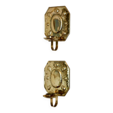 Pair of Mid-Century Brass Swedish Sconces