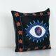 Vintage embroidered cushion cover 51x51 cm