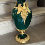 Porcelain and bronze vase