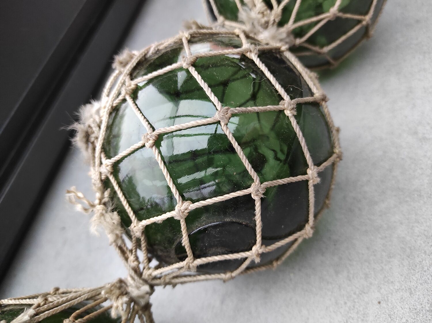 Fishermen's glass floats