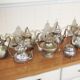 Arabic tea maker 8 pieces, Morocco 50s