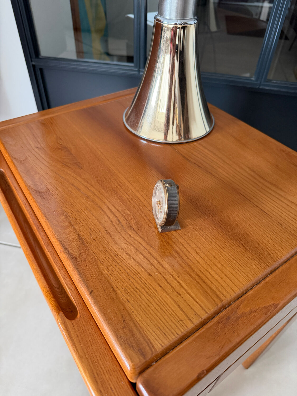 Solid elm bedside table – Maison Regain