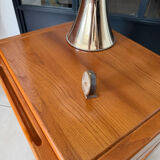 Solid elm bedside table – Maison Regain