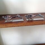 12 animal knife rests, art deco