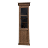 High glass-fronted oak cabinet (renovated)