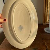 Oval dish Terre de Fer Hippolyte Boulenger Choisy Le roi