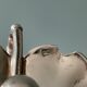 Silver metal candle holder, SFAM goldsmith