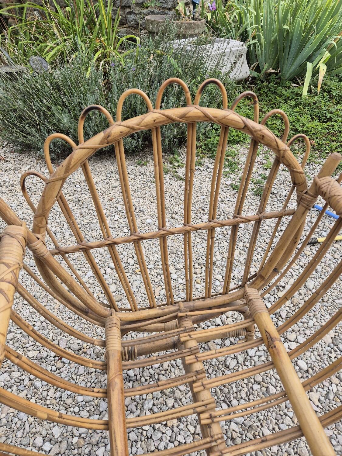 Rattan cradle
