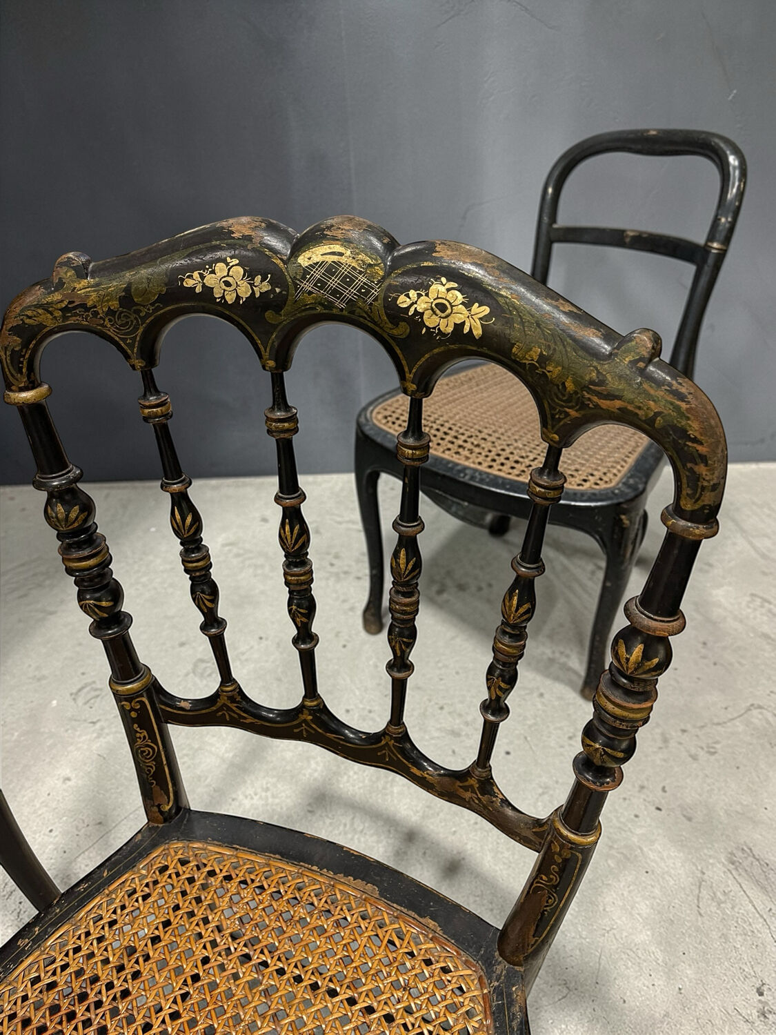 Pair of Napoleon III chairs