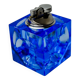Magnifying lighter by Antonio Imperatore, blue murano glass, Italy, 1970