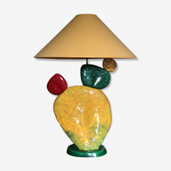 Ceramic cactus lamp, 1970