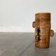 Brutalist mid-century studio pottery vase from La Poterie De La Colombe, 1960s.