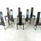 Set of 8 dining chairs by Rob & Dries van den Berghe, 1980s - set of 8