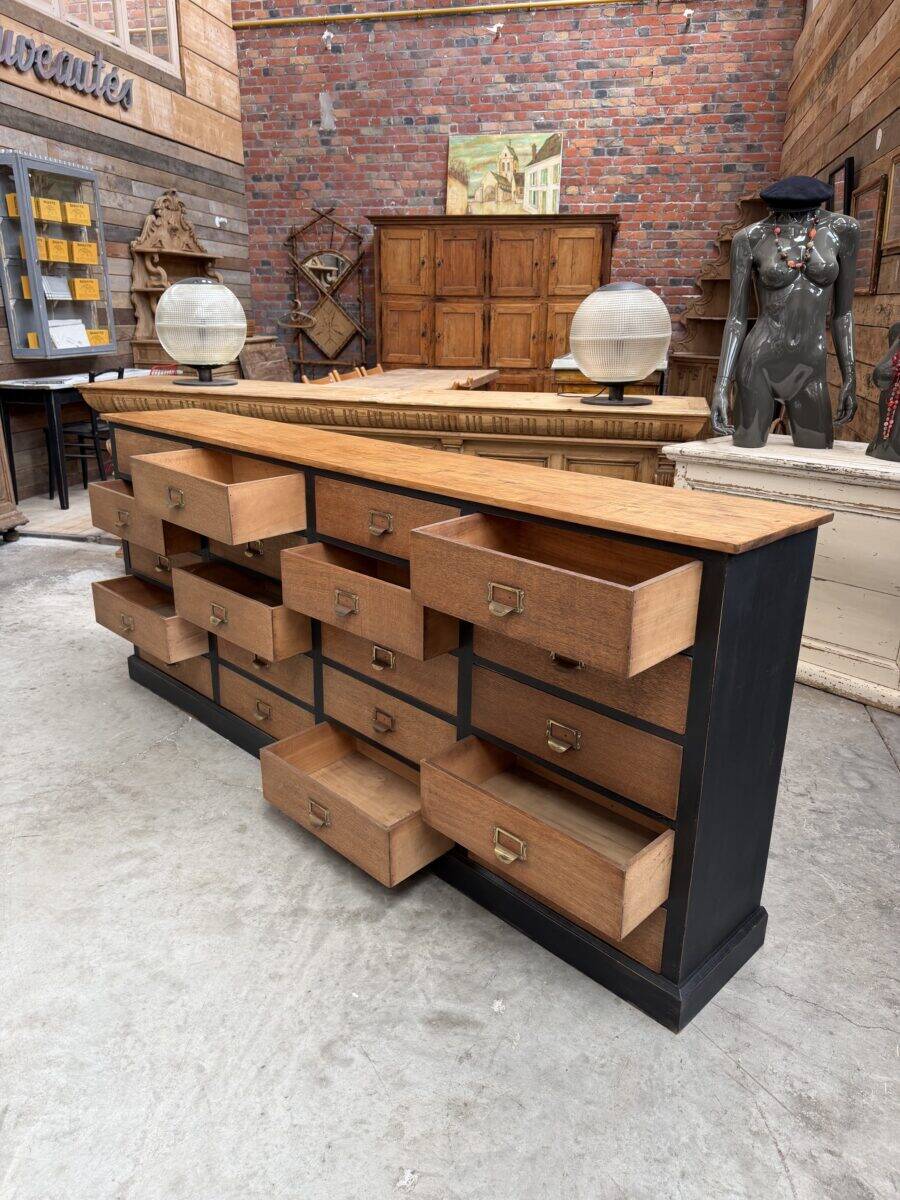 Workshop furniture from the early 20th century.