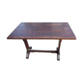 Table de bistrot art déco en bois et métal bar