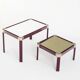 Vintage Regency Style Nesting Tables Attribution Roméo Rega France 70s