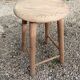 Aero-gummed solid wood stool