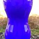 Blue glass lamp - Ikea vintage 1990