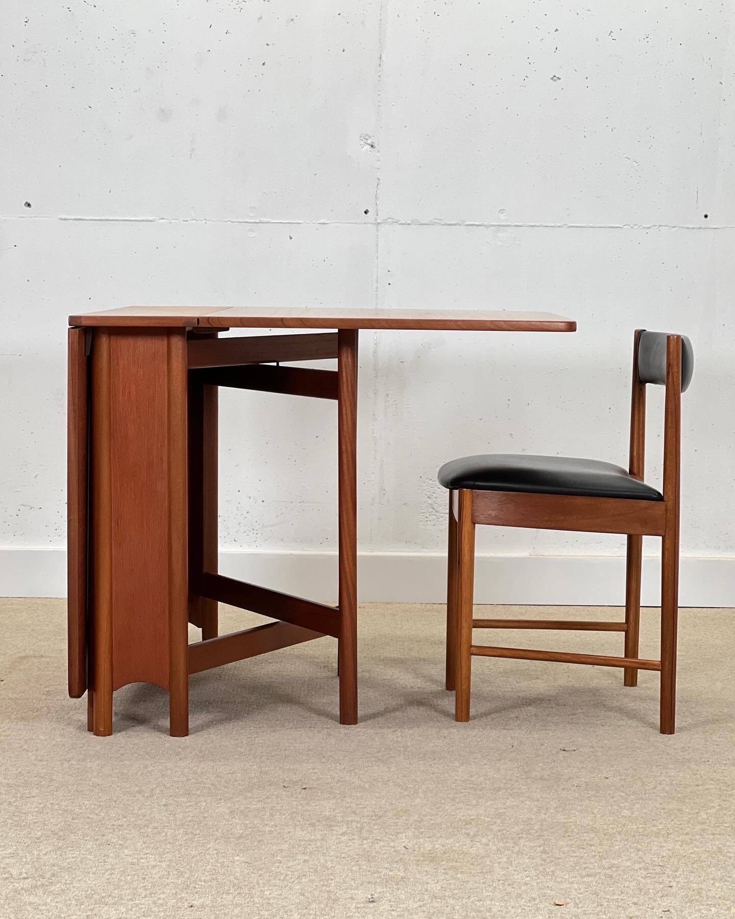 McIntosh Teakwood Folding Table, 1960s