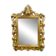 Miroir ancien style Louis XV en bois sculpté doré
