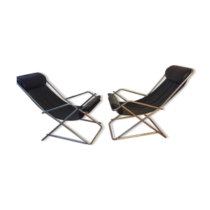 Paire de fauteuils années