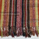 Kilim multicolore rayé moderne 6x7, 203x230Cm