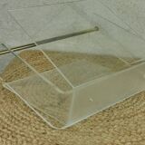 Roche Bobois plexiglass magazine rack 70