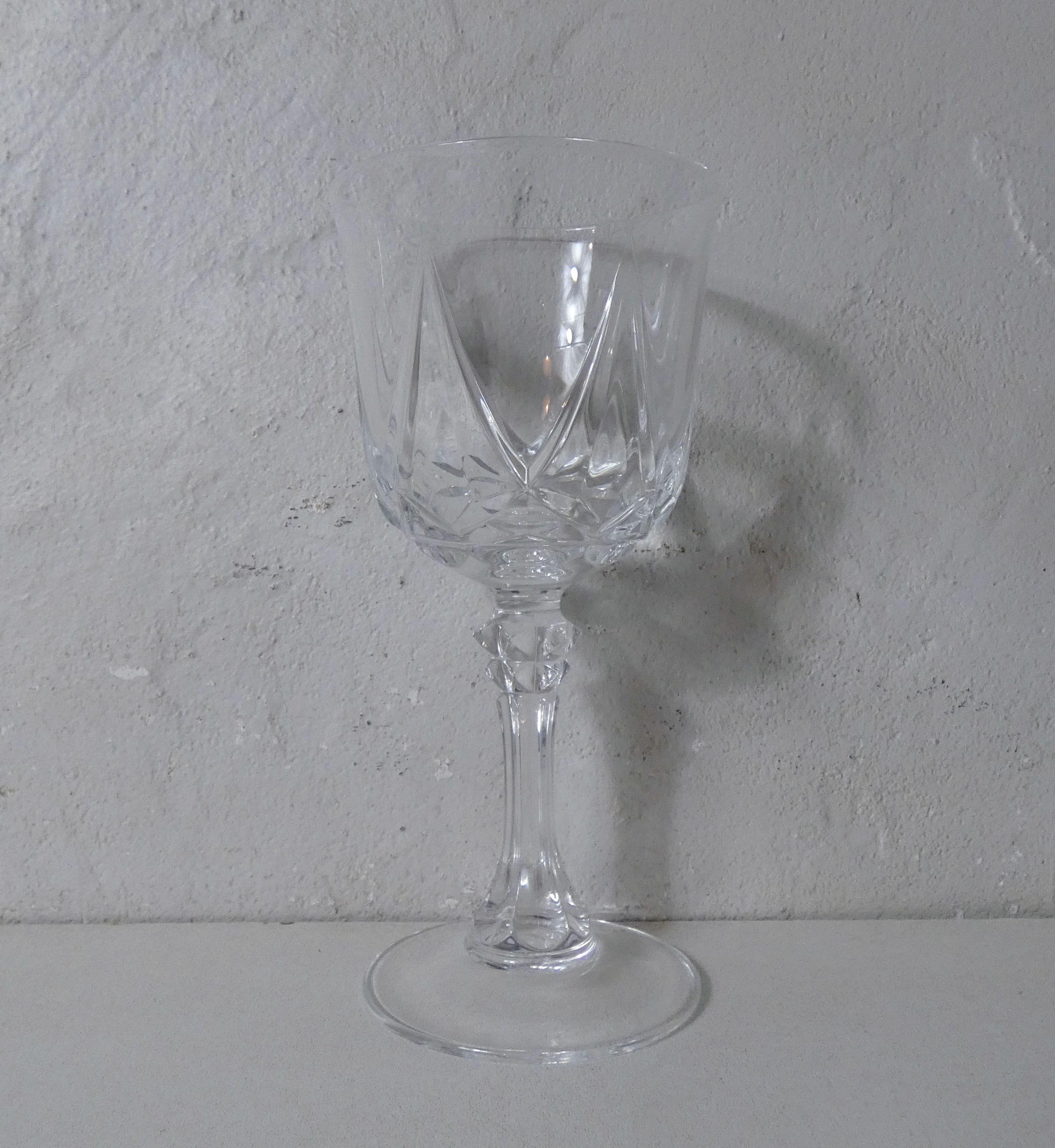 5 crystal water glasses 20cl