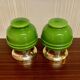 Pair of glass lamps, Scandinavian design 1950.