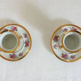 Pair of Japanese porcelain cups and saucers by Ohashi China
