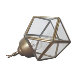 Lampe polygone laiton à poser