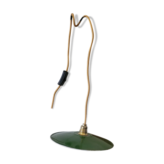 Lampshade in enamelled sheet metal