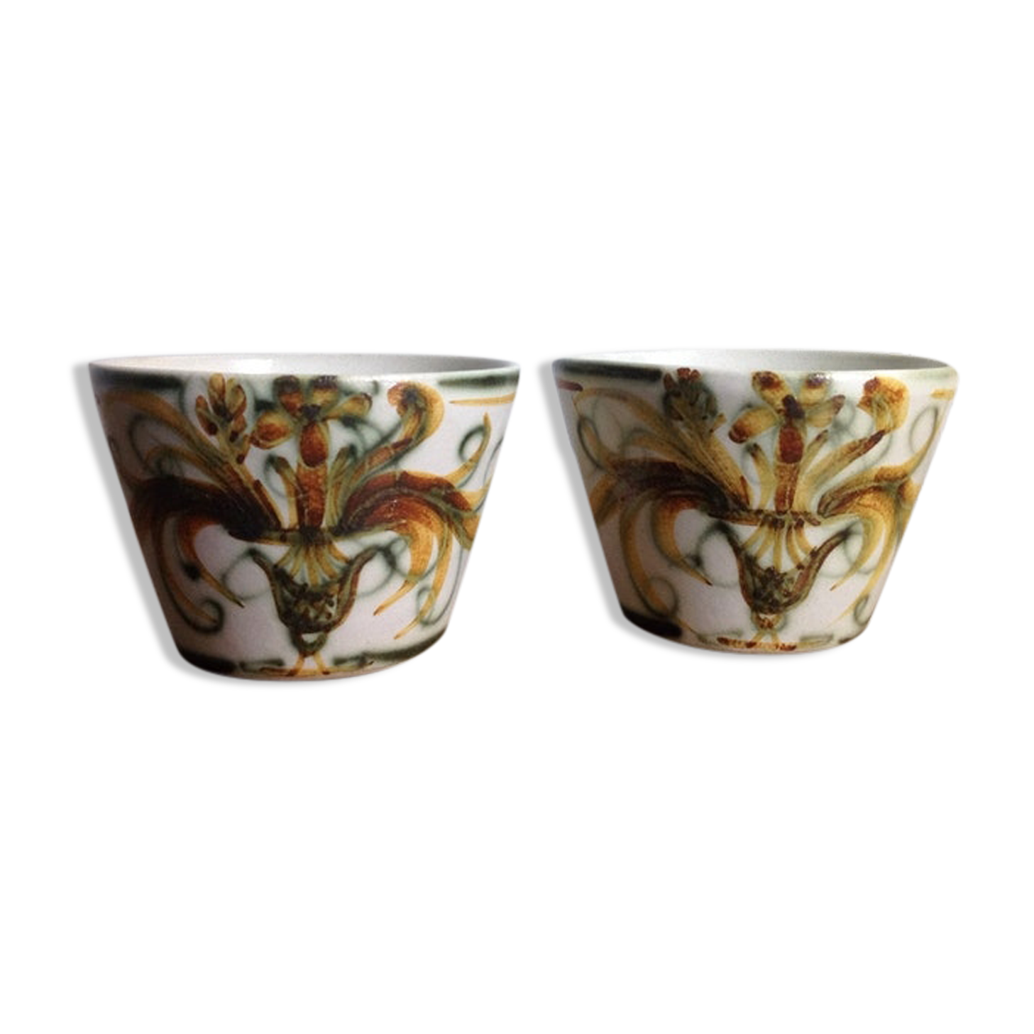Set of 2 ceramic cups Keraluc Quimper