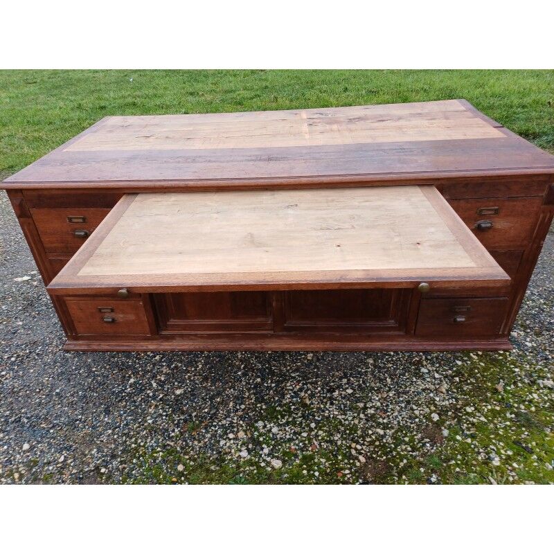 1930s shop furniture in oak