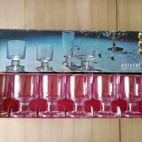 Vintage 70 crystal footed glass from Arques