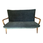 Canapé scandinave vintage renové