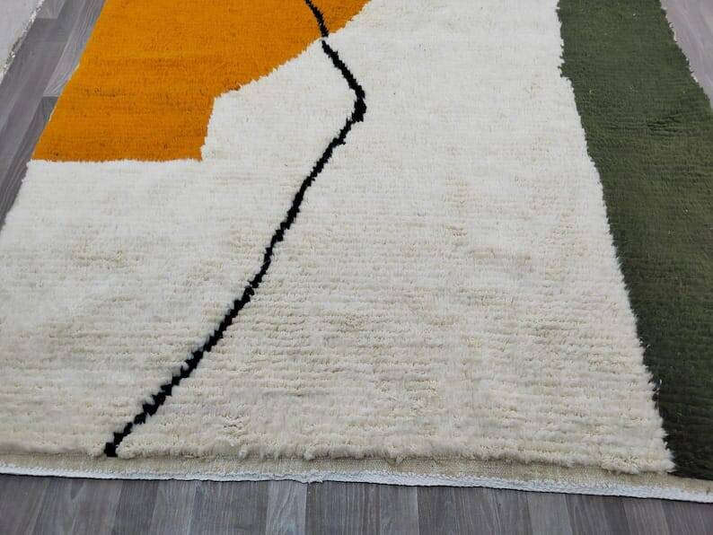 Tapis en laine pure fait main taille 200 x 300 cm