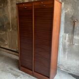 Meuble classeur double rideau