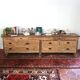 Meuble de métier comptoir en bois