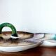 Vintage ceramic duck plate