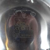 Vintage 80s silver and gold stainless steel champagne bucket by Létang Rémy