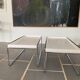 Paire de tables basses vintage trays Katell