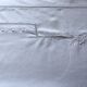 Antique linen sheet embroidered by hand and monogram t t 226 x 324