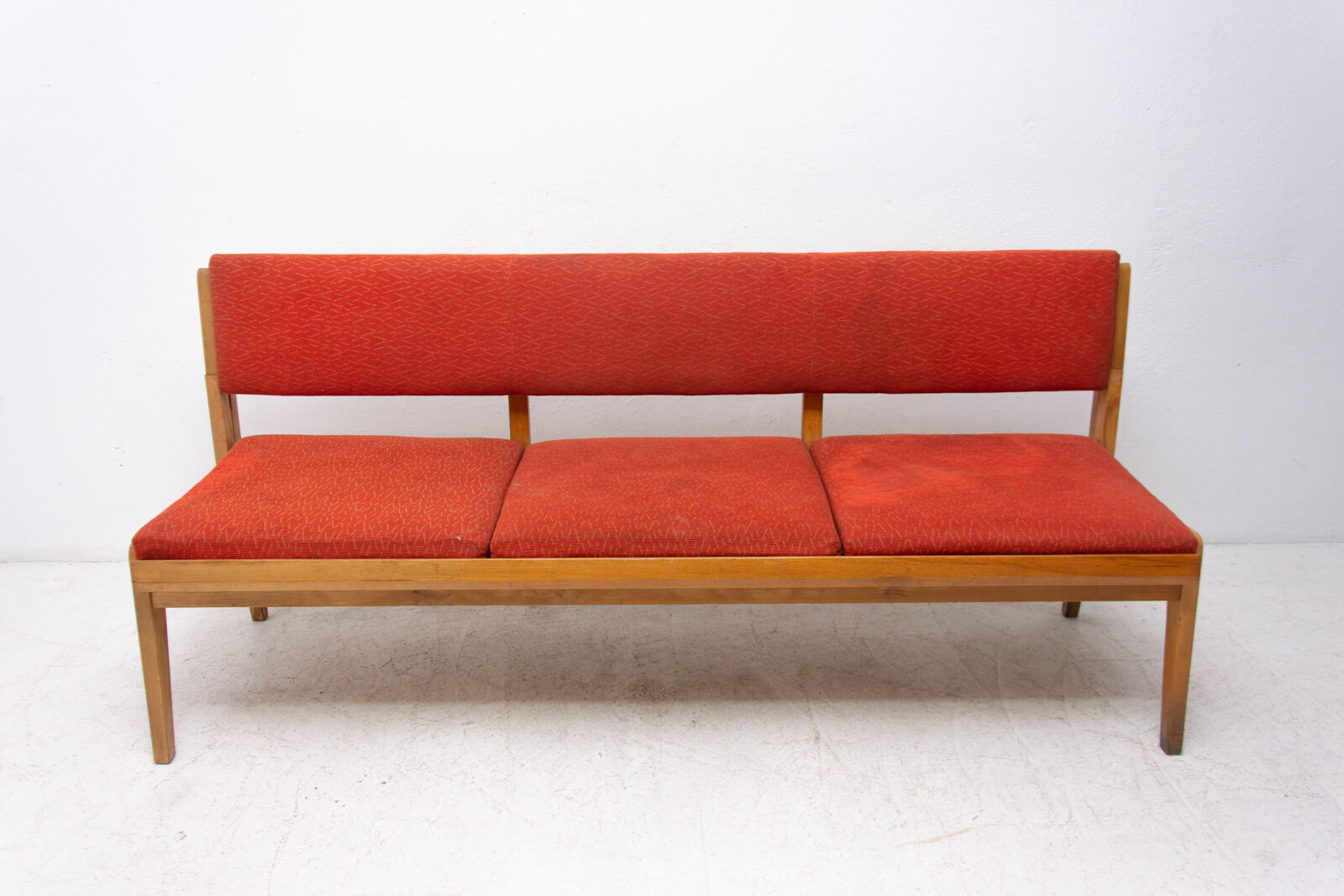 Canapé-banc pliant du milieu du siècle années 1960 Tchécoslovaquie